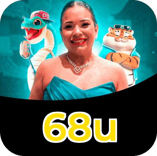 Plataforma 68u mostrando interface moderna, jogos certificados e recursos de segurança licenciados